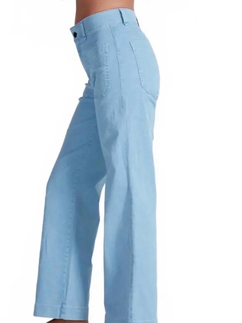 ASKK NY Light Blue Wide Leg High-Rise Jeans